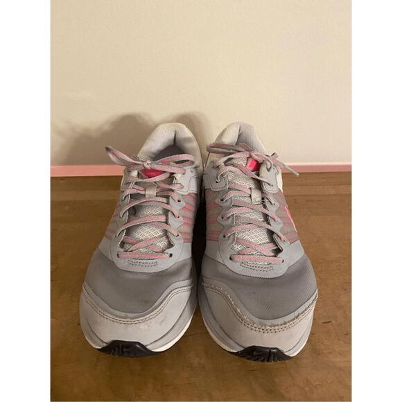 Nike size 9 womens dual fusion running shoes sneakers grey pink athletic - Picture 3 of 7